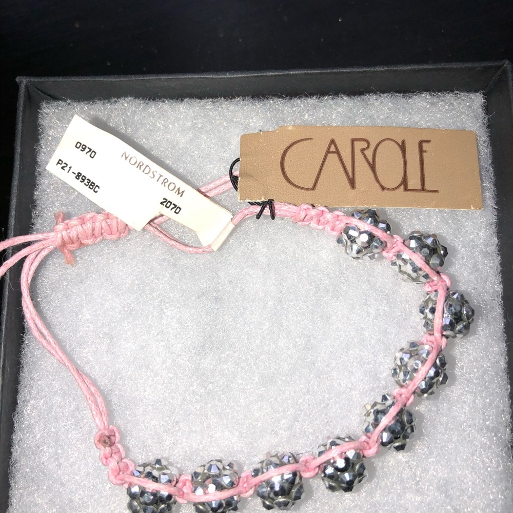 New CAROLE beaded pink bracelet from NORDSTROM